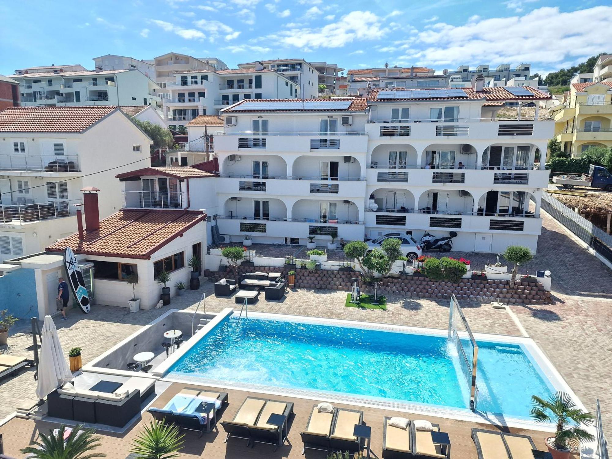 Luxury Apartments Silva With Sea View オクルグ・ゴルニ エクステリア 写真